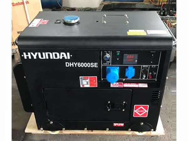 Máy phát điện chạy dầu Diesel Hyundai DHY 6000SE 5,0–5,5kW