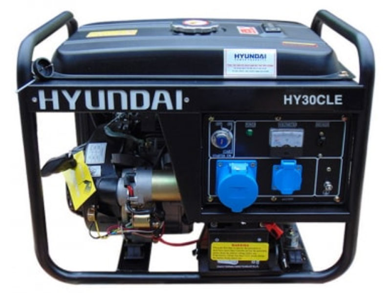 Máy phát điện chạy xăng Hyundai HY30CLE 2.3–2.5kVA