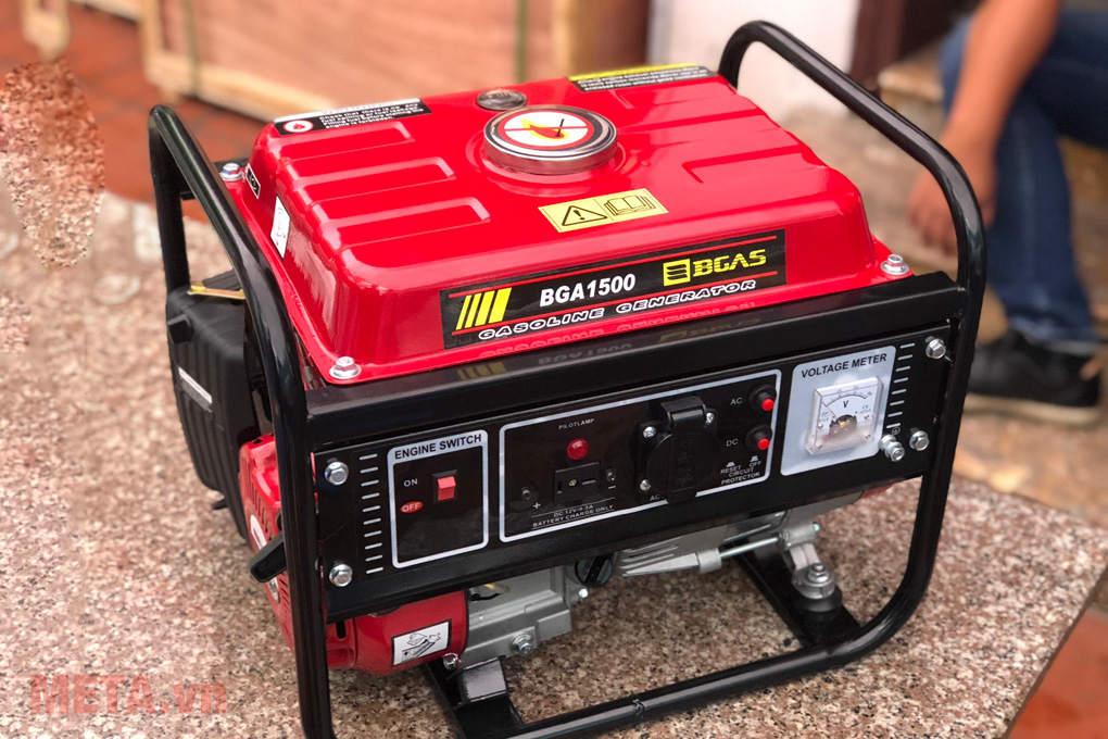 Máy phát điện chạy xăng mini Bgas BGA1500