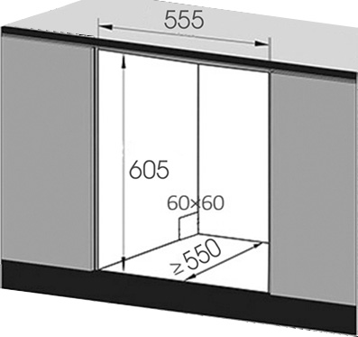 Máy rửa chén bát bán âm Texgio TG-DTW558 8 bộ