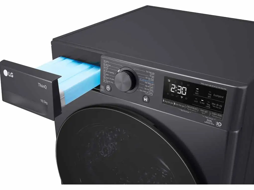 Máy sấy bơm nhiệt LG Inverter 10.5kg DVHP50M