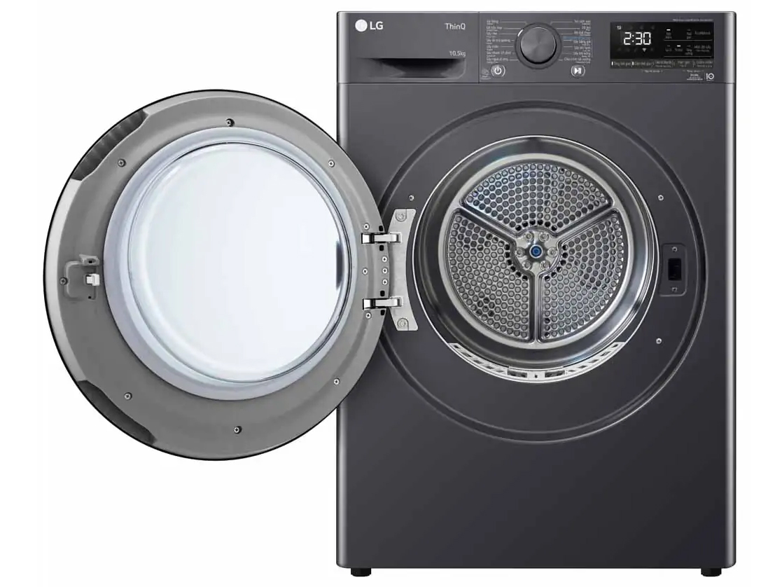 Máy sấy bơm nhiệt LG Inverter 10.5kg DVHP50M
