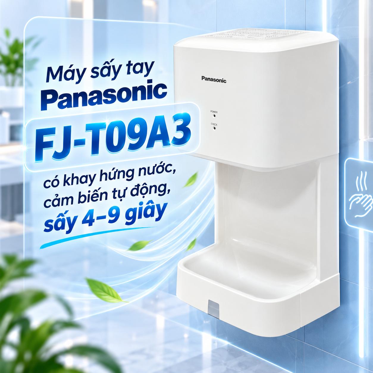 Máy sấy tay Panasonic FJ-T09A3 có khay hứng nước