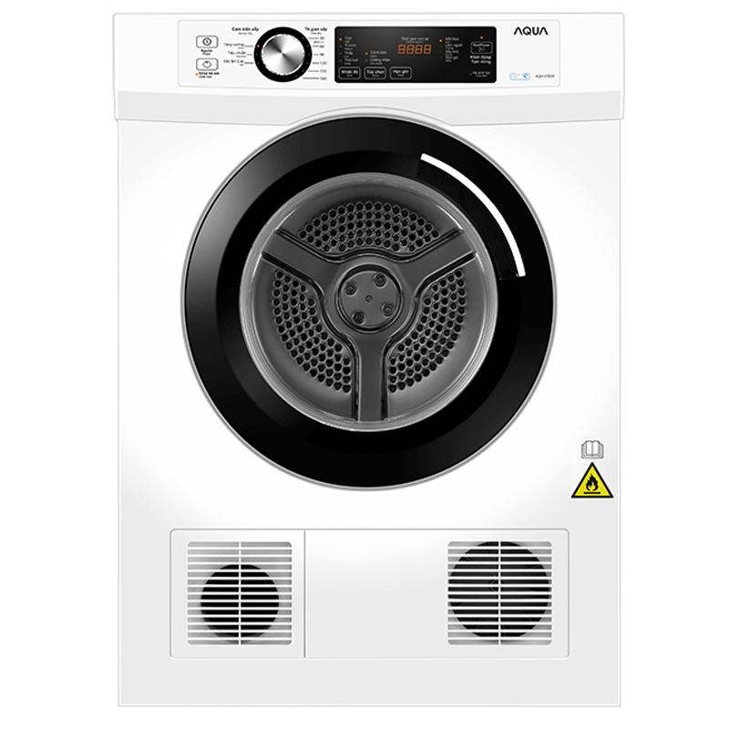 Máy sấy thông hơi AQUA AQH-V700F.W 7 kg, cảm biến sấy