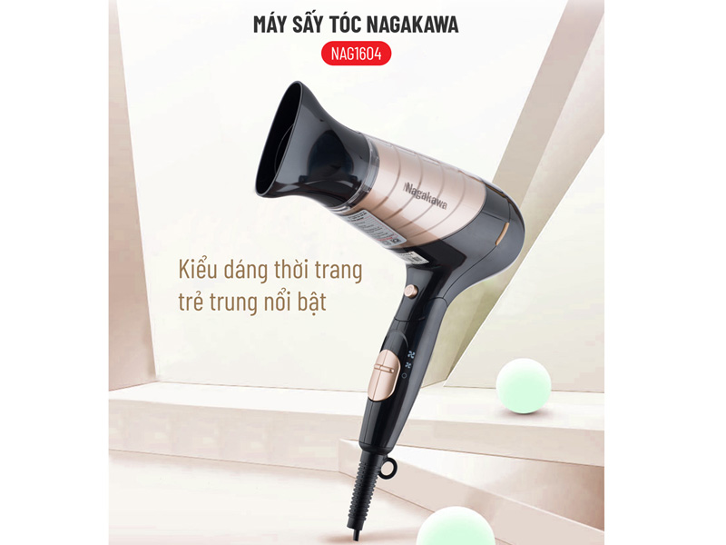 Máy sấy tóc Nagakawa NAG1604 1.600W