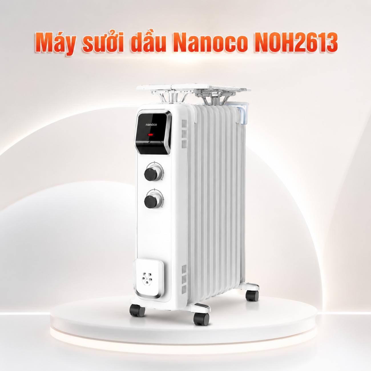 Máy sưởi dầu Nanoco NOH2613