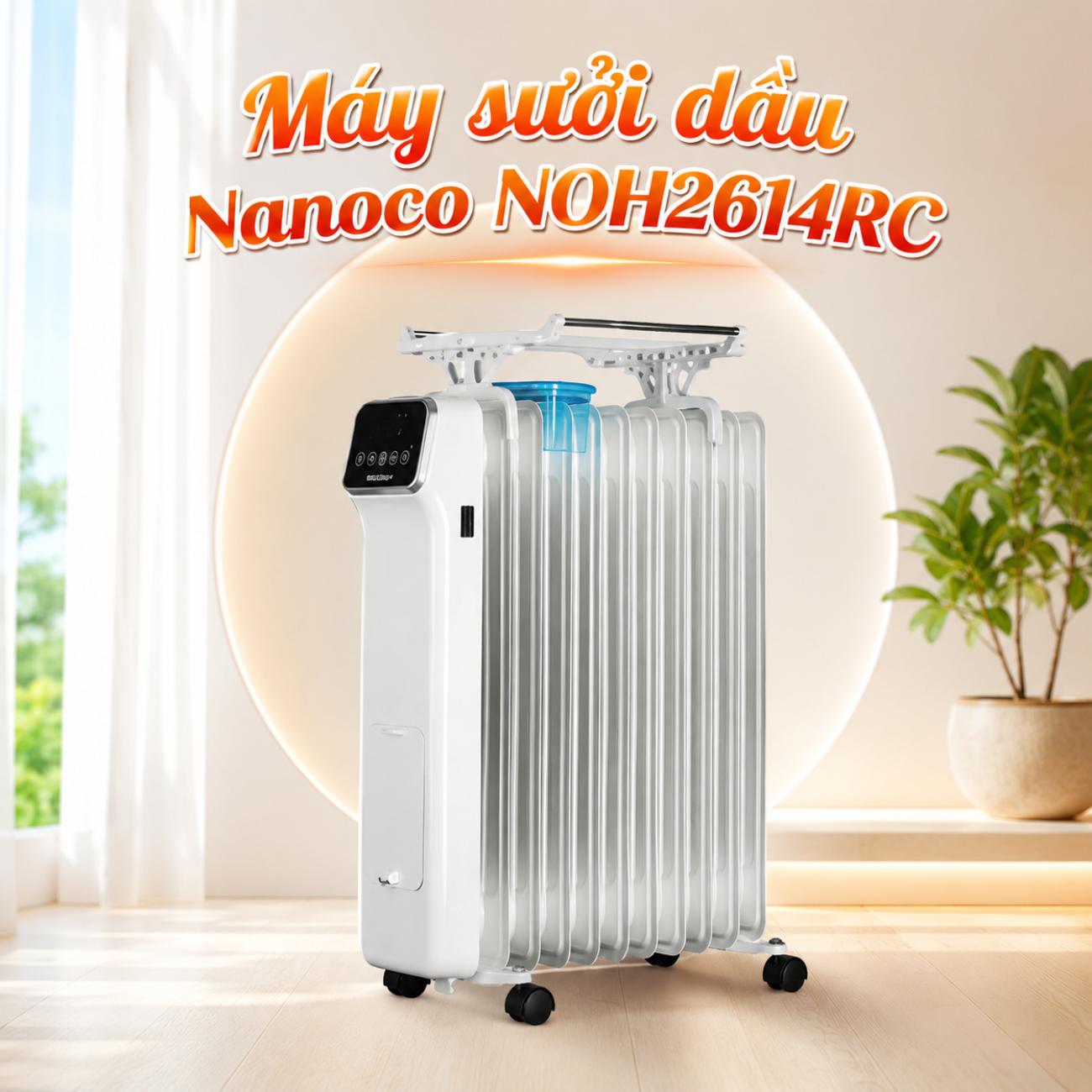 Máy sưởi dầu Nanoco NOH2614RC