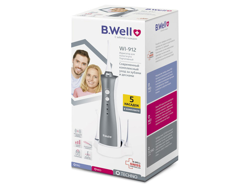 Máy tăm nước cầm tay B.Well Swiss WI-912
