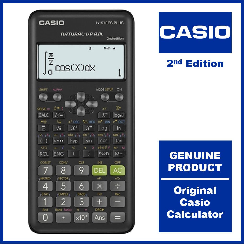 Máy tính khoa học Casio FX-570ES Plus (Plus-2)