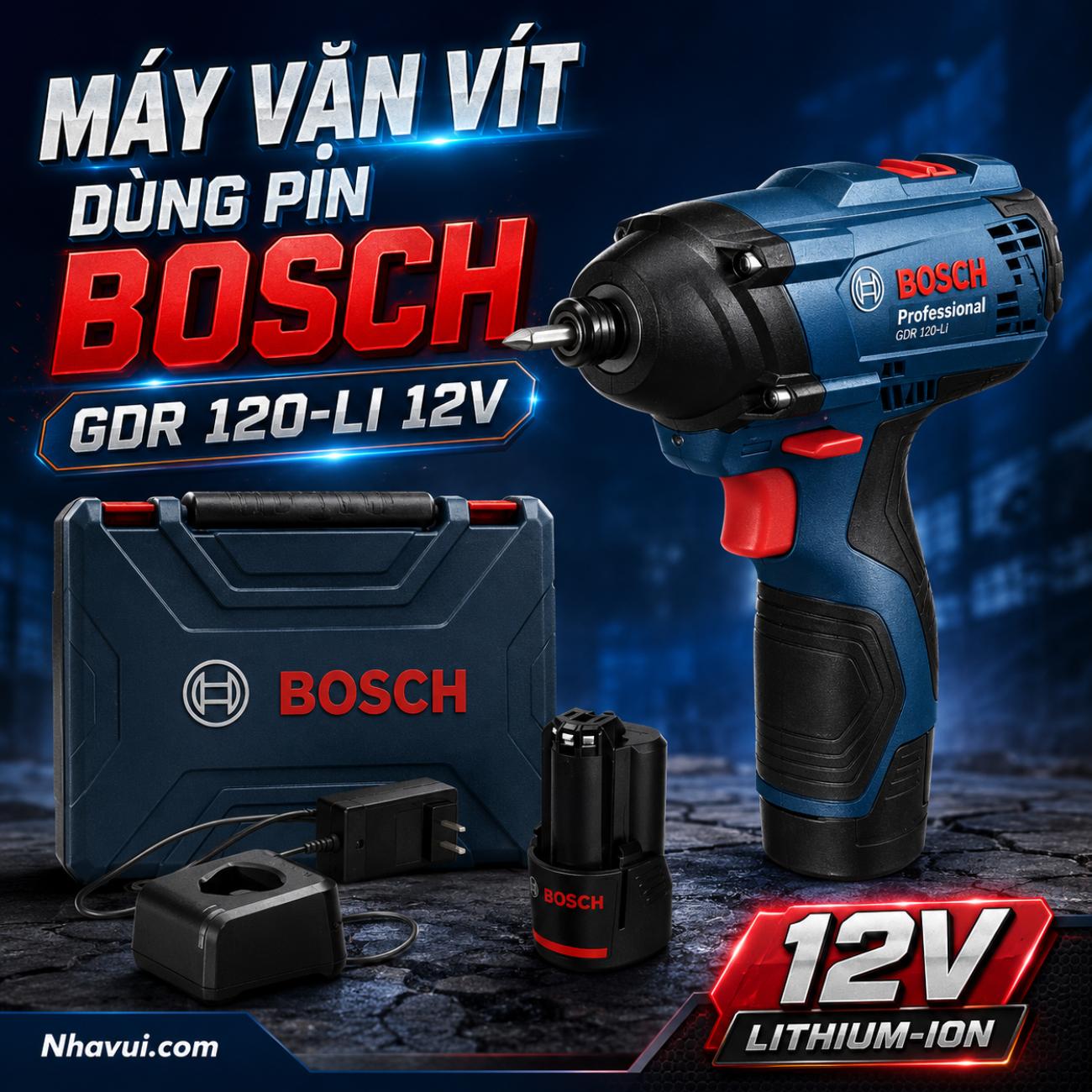 Máy vặn vít dùng pin Bosch GDR 120-LI 12V