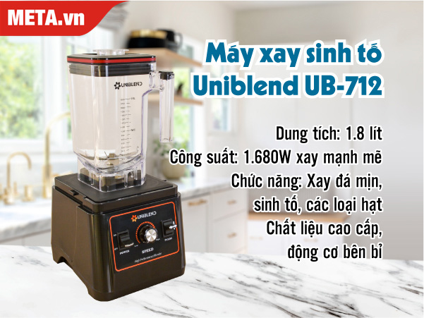 Máy xay sinh tố công nghiệp chống ồn Uniblend UBS-712