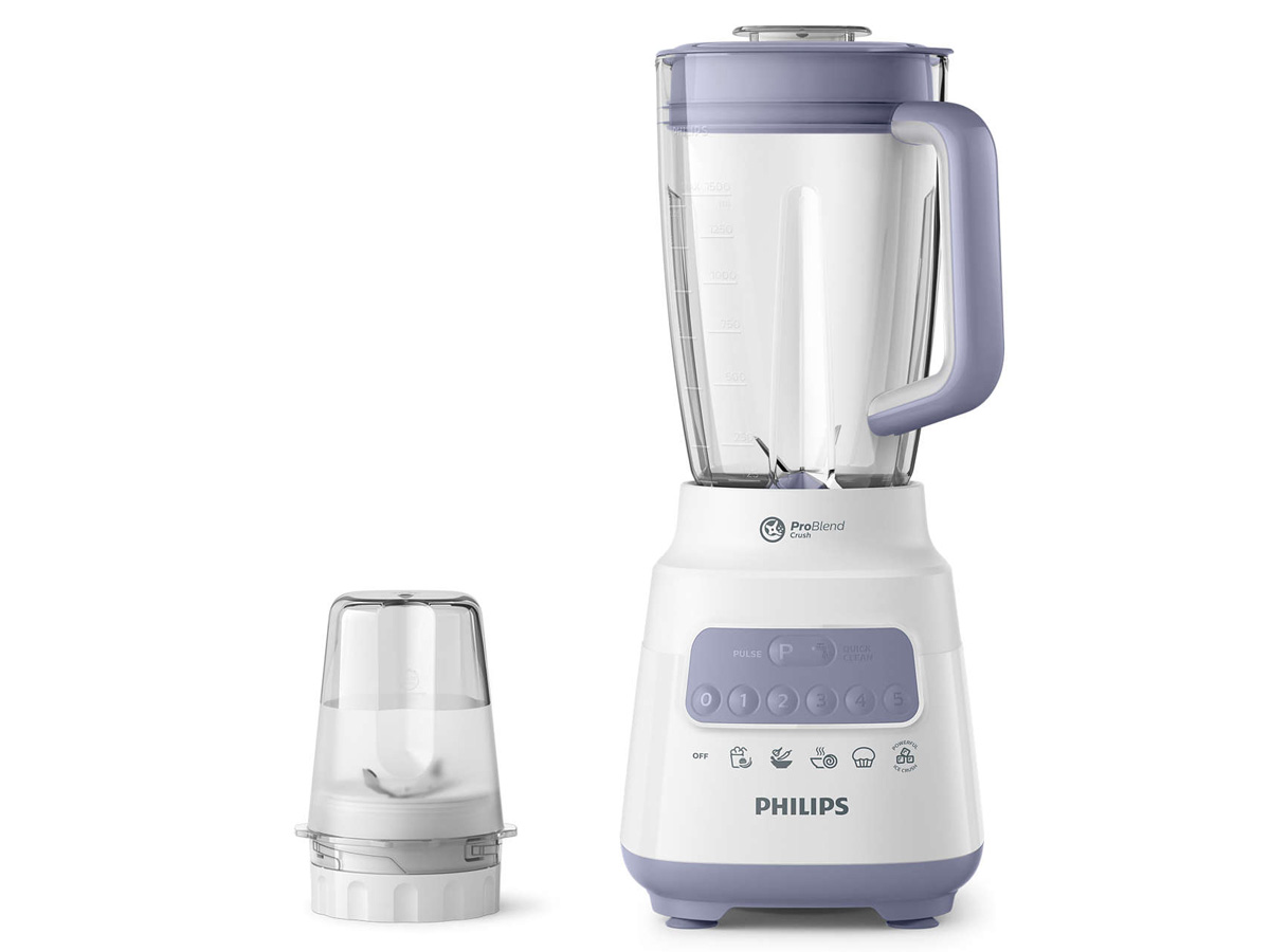 Máy xay sinh tố Philips HR2221 (HR2221/00) 700W, 2 cối