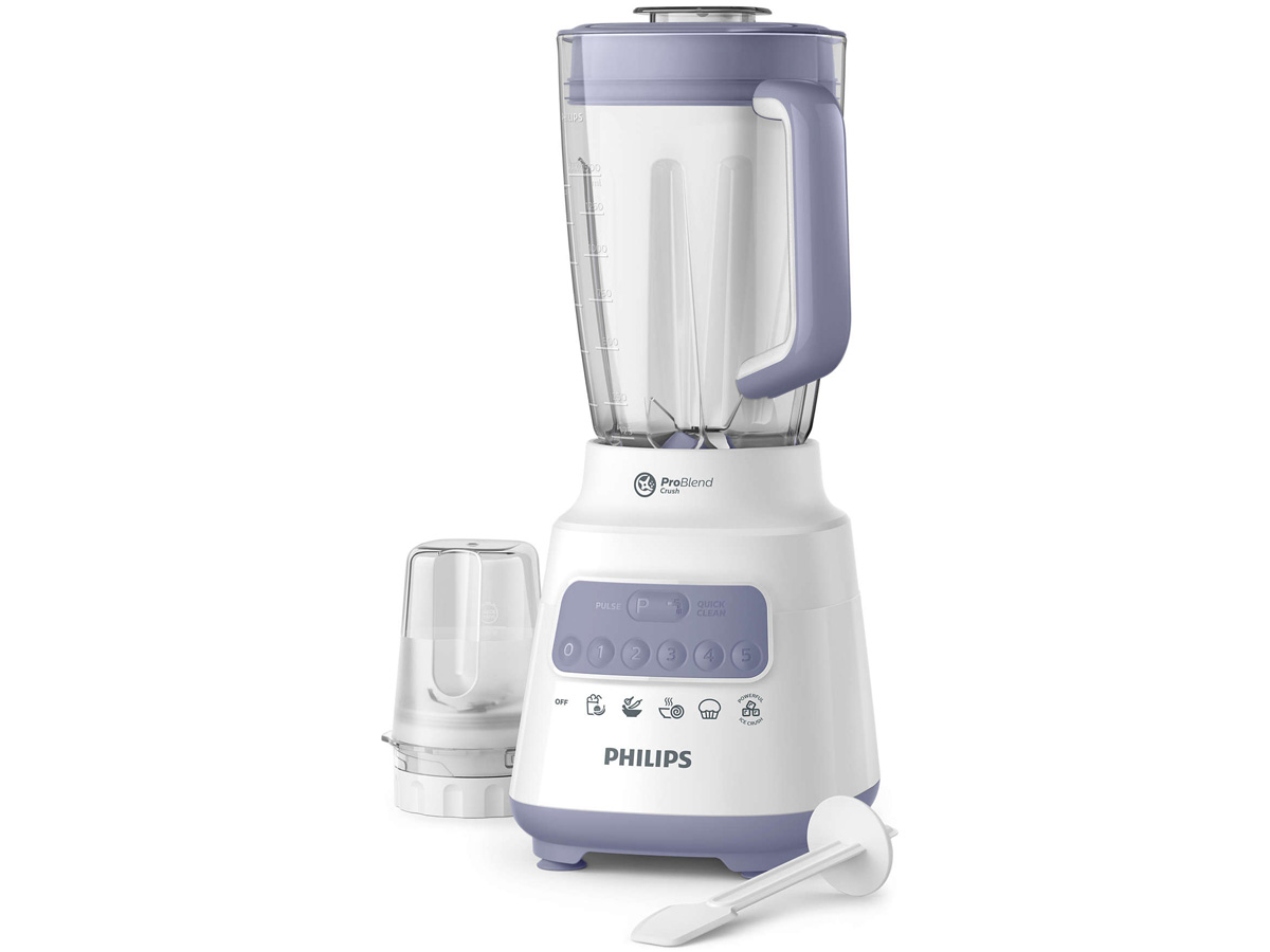 Máy xay sinh tố Philips HR2221 (HR2221/00) 700W, 2 cối