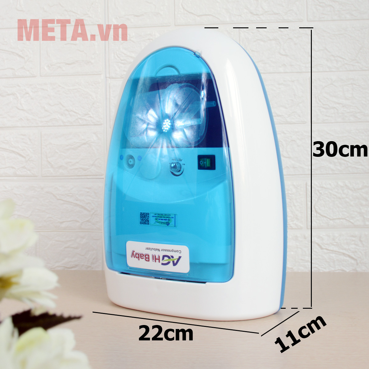 Máy xông hút mũi họng AG Hi Baby AG601