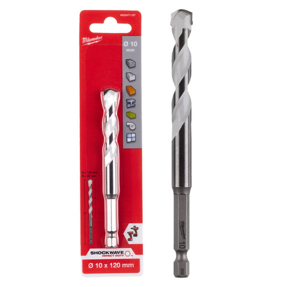 Mũi khoan đa năng Milwaukee 4932471107 10 x 120 mm chuôi lục giác