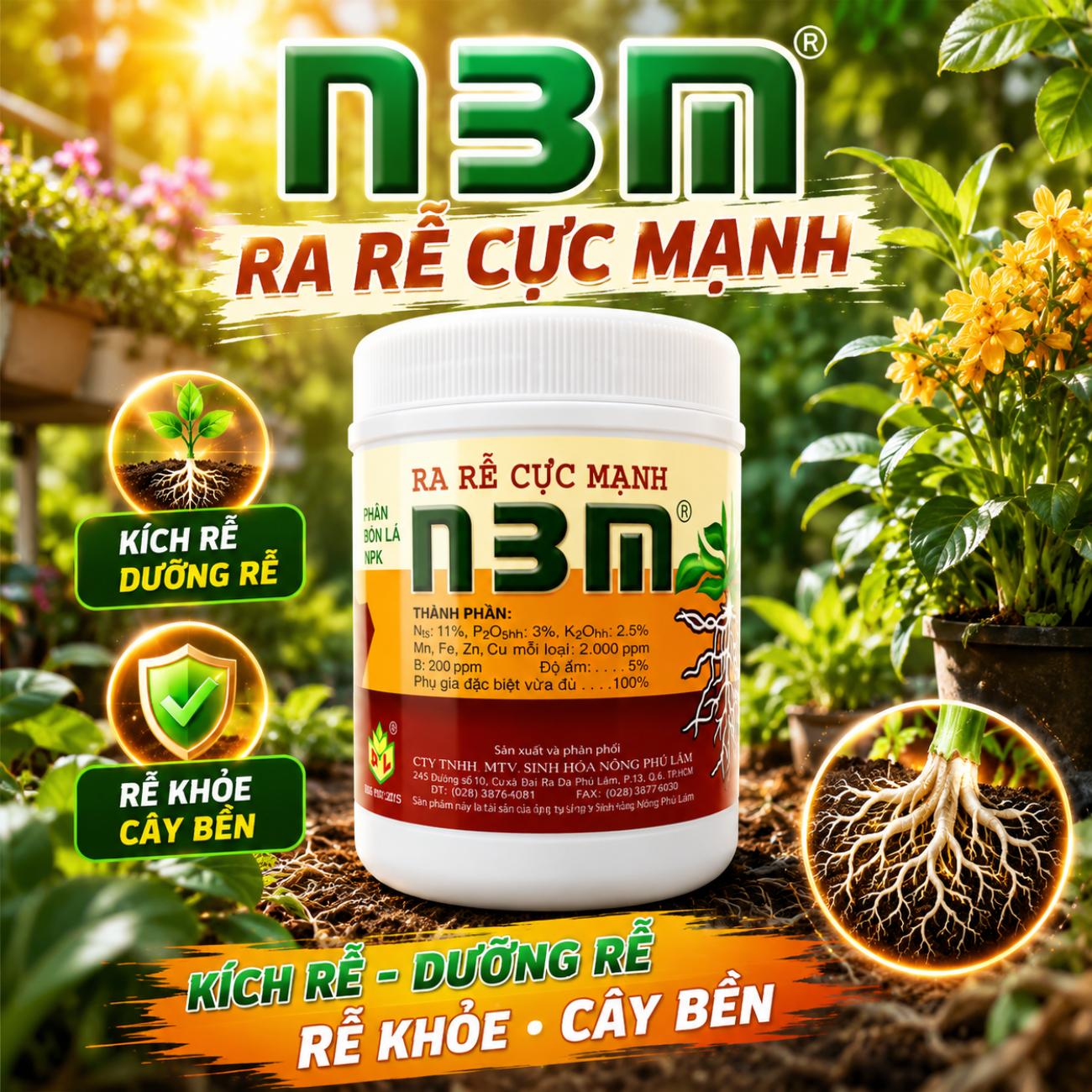 N3M Kích rễ