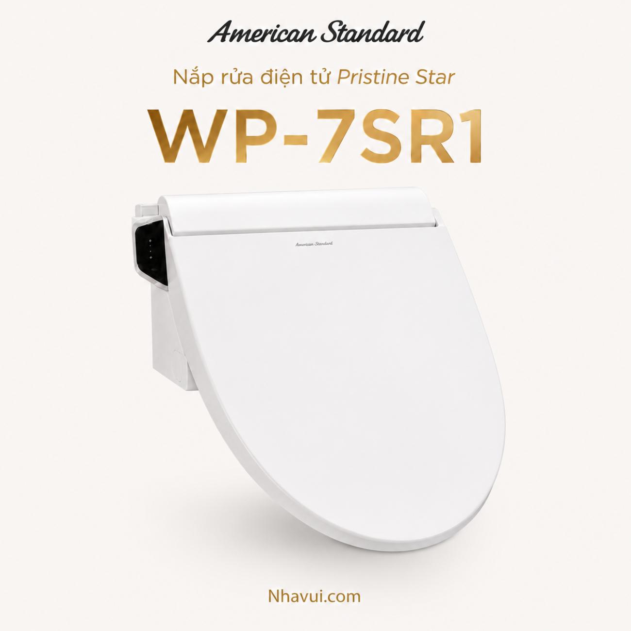 Nắp rửa điện tử American Standard WP-7SR1 Pristine Star