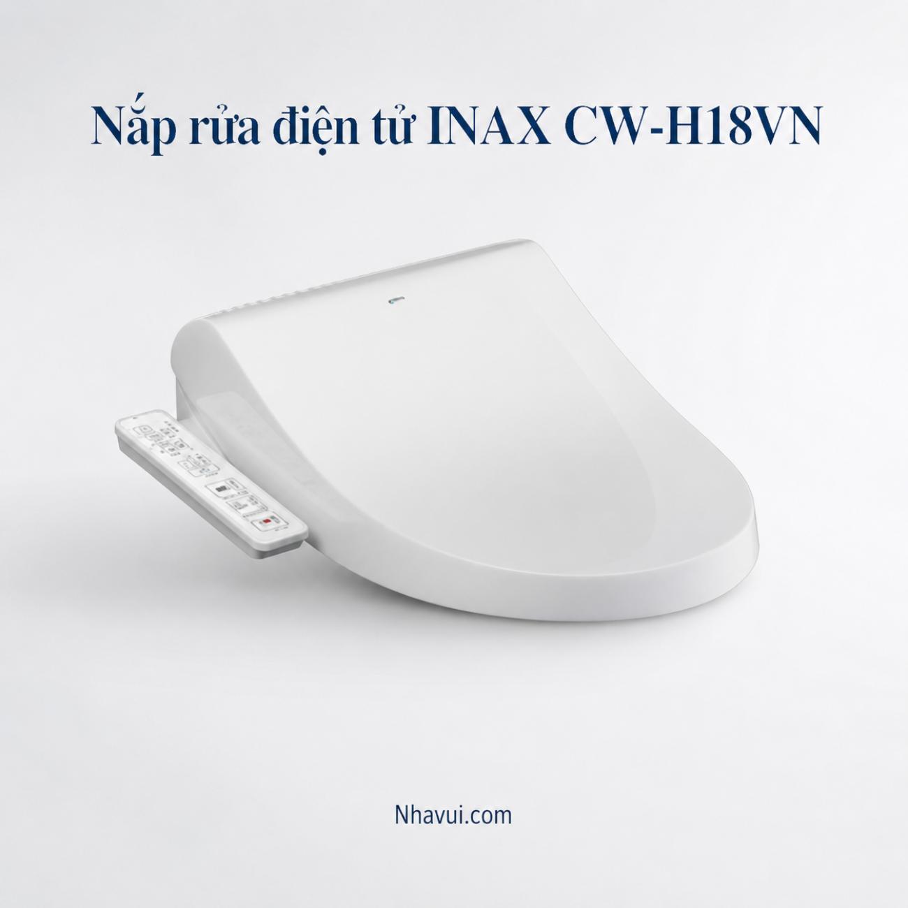 Nắp rửa điện tử INAX CW-H18VN