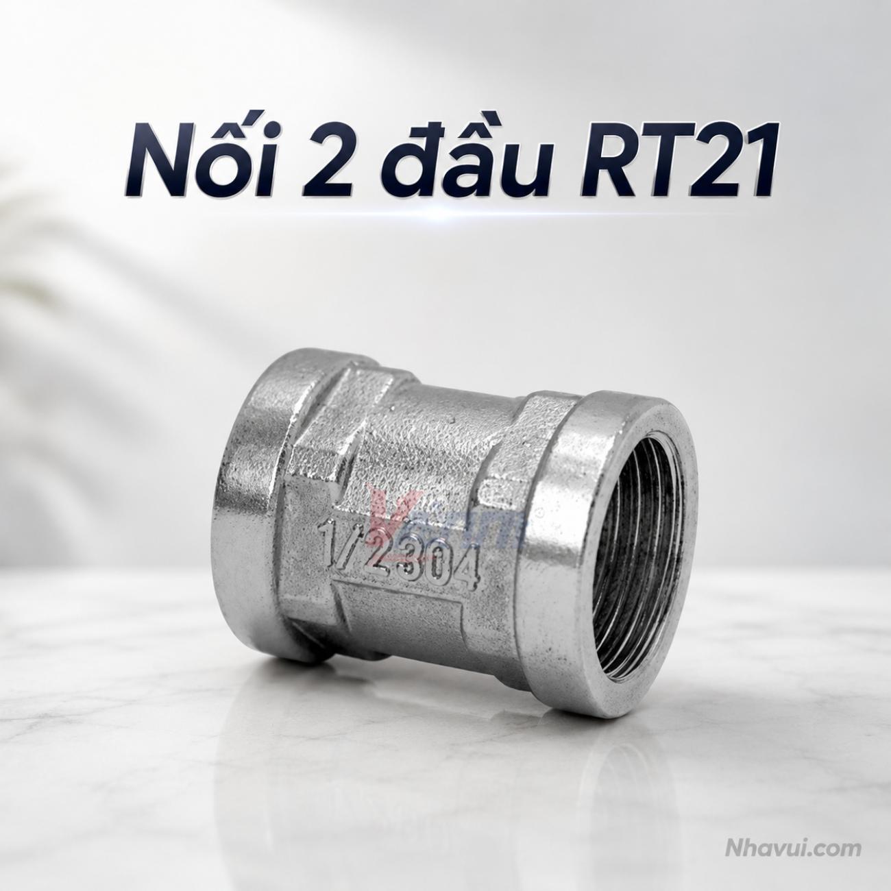 Nối 2 đầu RT21 Vanni đồng thau