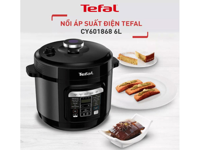 Nồi áp suất điện Tefal CY601868 6 lít