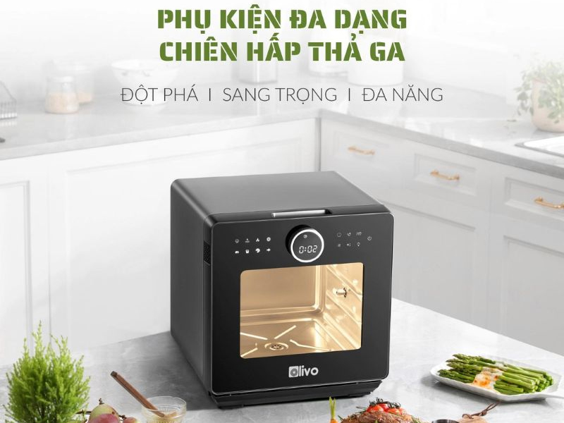 Nồi chiên hơi nước Olivo SF16 Pro 16 lít