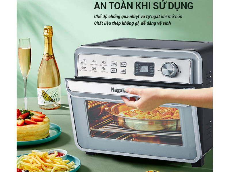 Nồi chiên không dầu cảm ứng Nagakawa NAG3309 24 lít