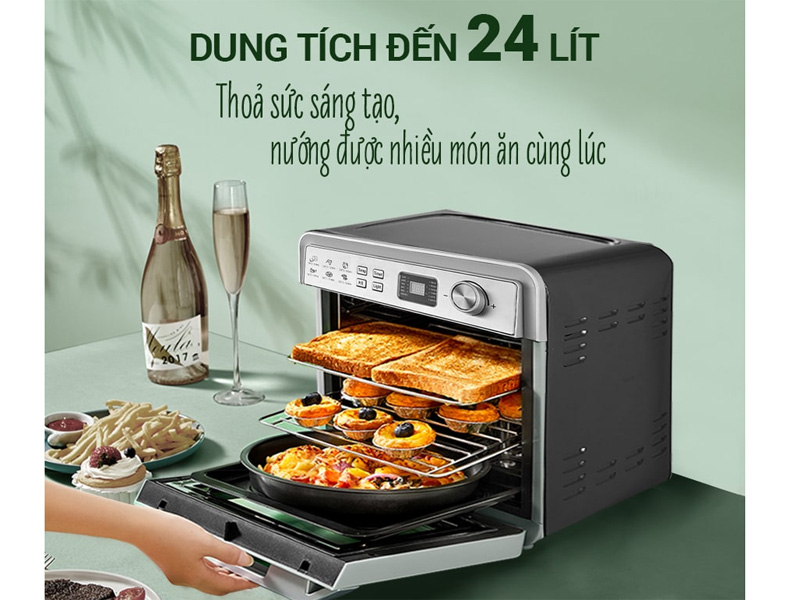 Nồi chiên không dầu cảm ứng Nagakawa NAG3309 24 lít