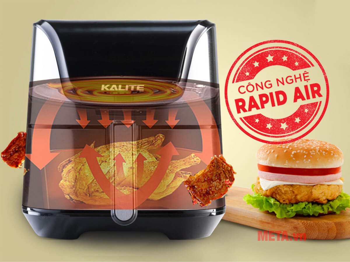 Nồi chiên không dầu Kalite Q6 5,5 lít