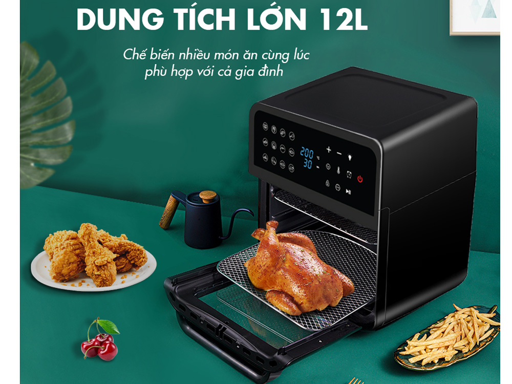 Nồi chiên không dầu Nagakawa NAG3307 12 lít