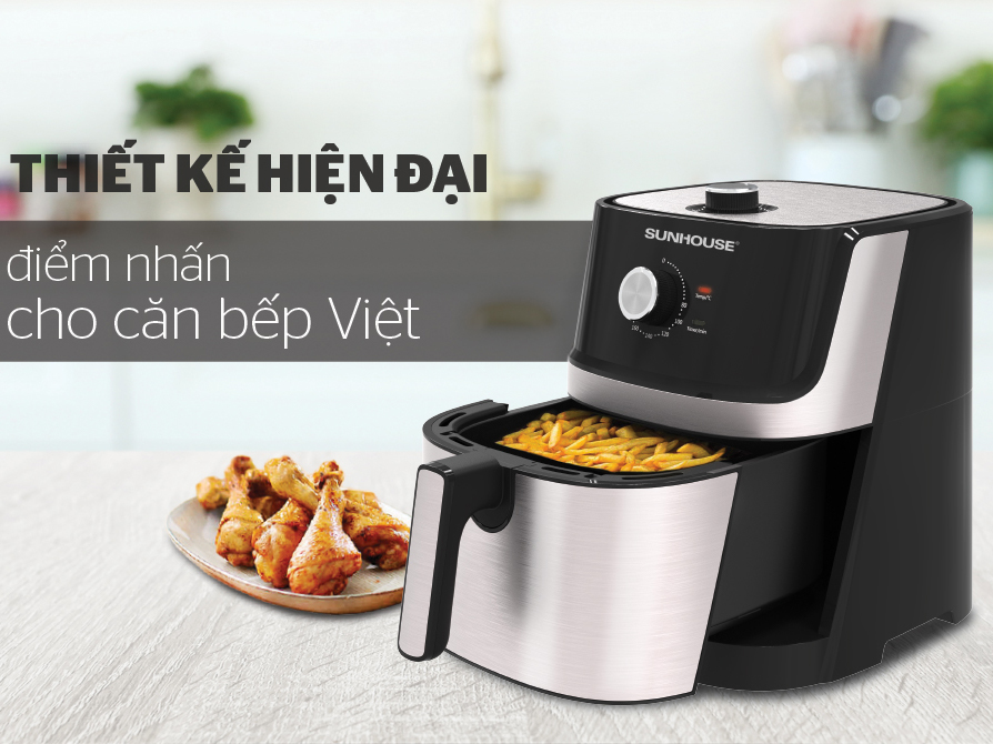 Nồi chiên không dầu Sunhouse SHD4027 6 lít