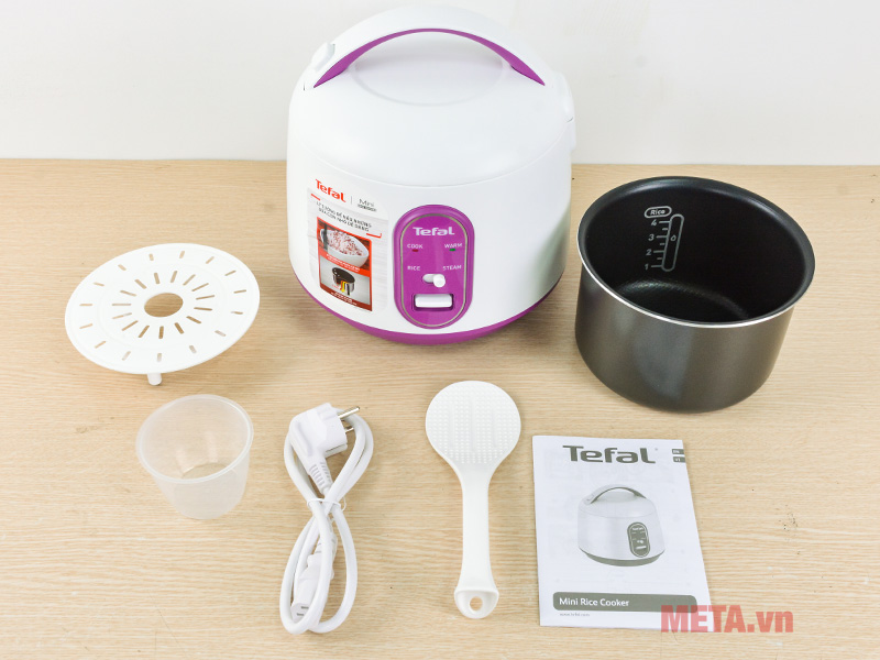 Nồi cơm điện cơ mini Tefal RK224168 0,7 lít