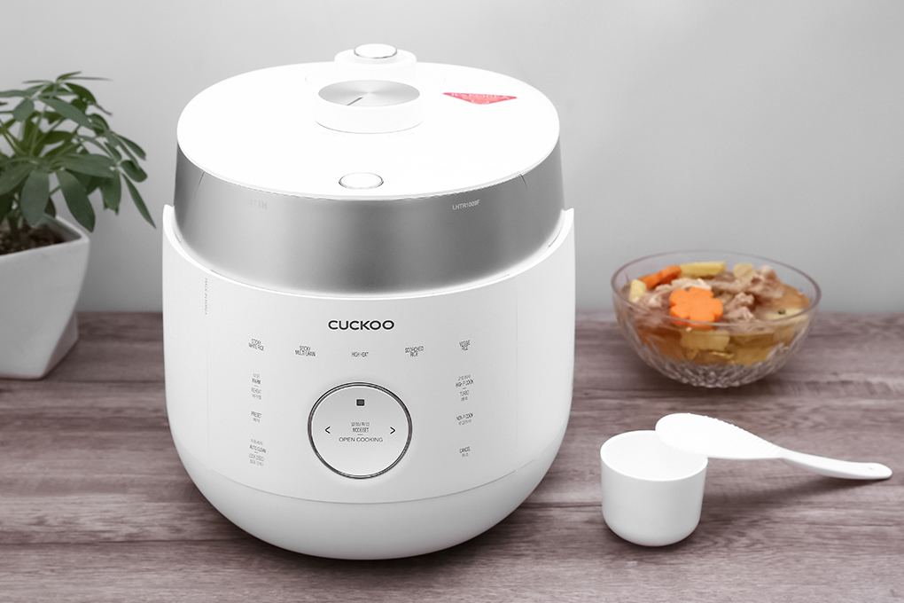 Nồi cơm điện tử cao tần áp suất Cuckoo CRP-LHTR1009F 1,8 lít