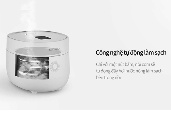 Nồi cơm điện tử Cuckoo CR-0675F 1,08 lít màu trắng