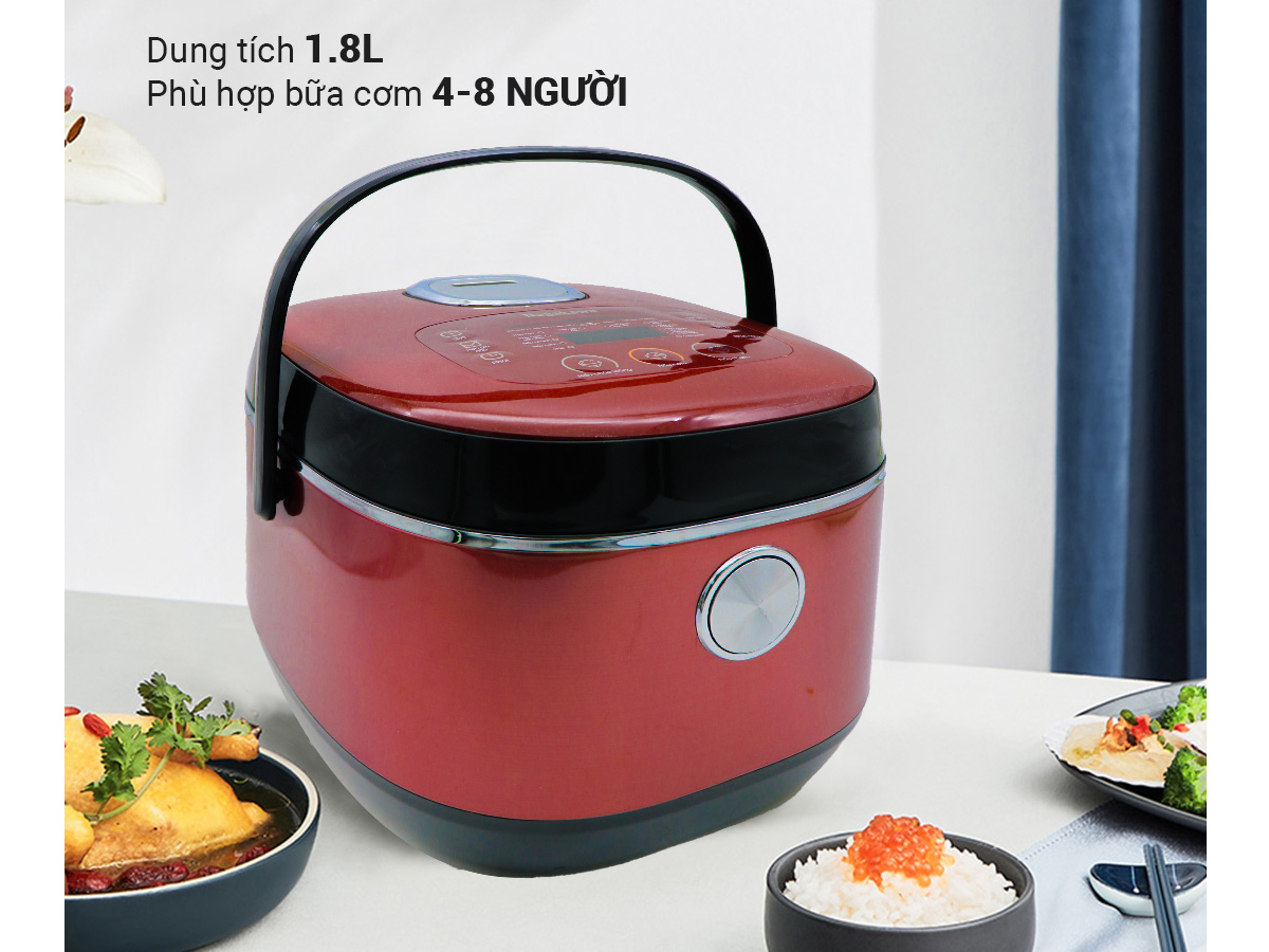 Nồi cơm điện tử lòng niêu Nagakawa NAG0135 1,8 lít