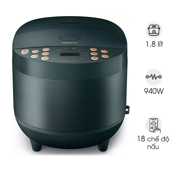 Nồi cơm điện tử Philips HD4518/62 1,8 lít