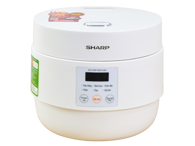 Nồi cơm điện tử Sharp KS-COM100DV 1 lít