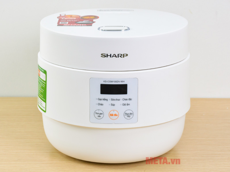 Nồi cơm điện tử Sharp KS-COM100DV 1 lít