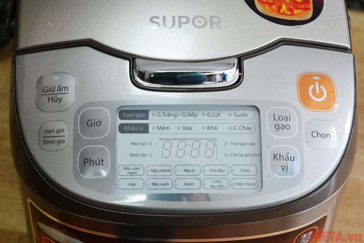 Nồi cơm niêu điện tử cao tần Supor CFXB50HC12VN-120 1,8 lít