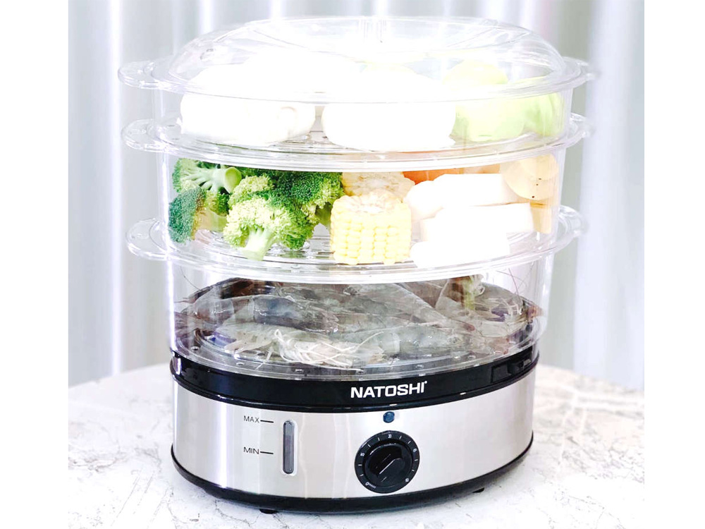 Nồi hấp điện thông tầng Natoshi S-09 9 lít