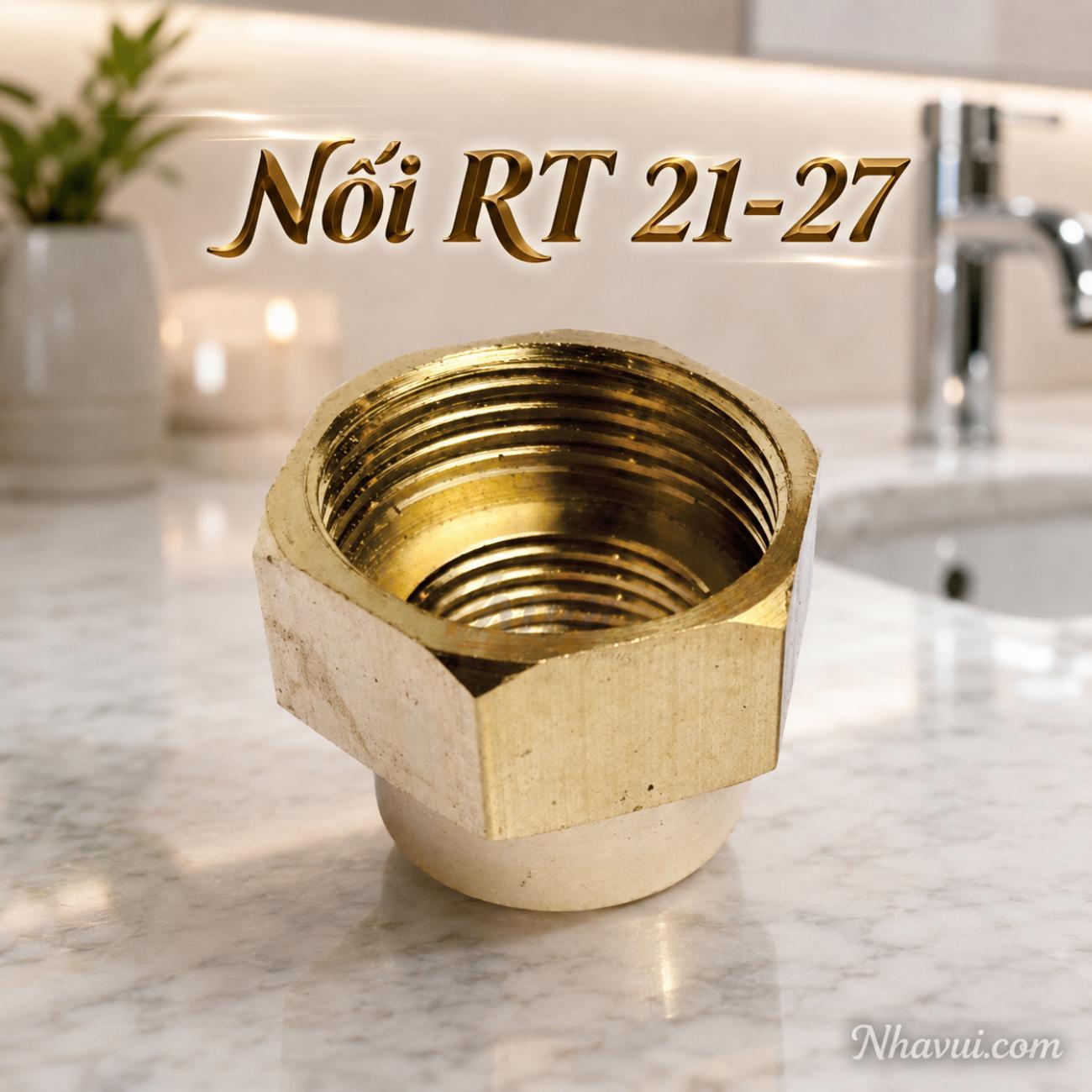 Nối RT21-27 Vanni đồng thau