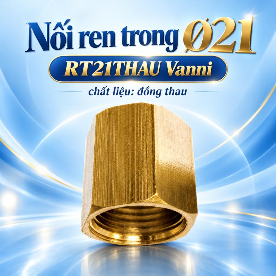 Nối Vanni RT21 Đồng thau