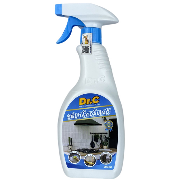 Nước siêu tẩy dầu mỡ nhà bếp Dr.C can 5 lít
