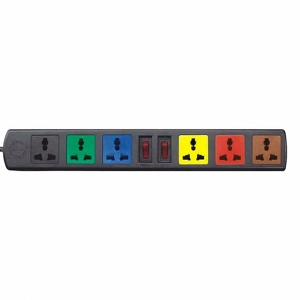 Ổ cắm LiOA 6D32N 6 lỗ 3 chấu dây 3 m 2200W