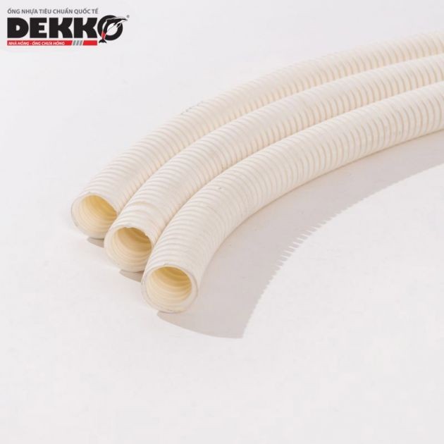 Ống gen mềm (ruột gà) luồn dây điện PVC chống cháy Dekko Ø16–Ø32