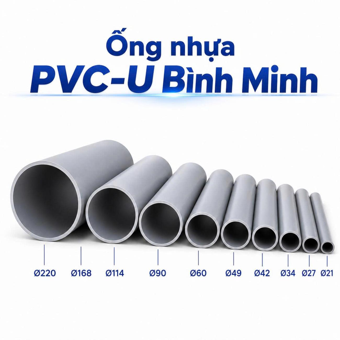 Ống nhựa PVC-U Bình Minh Ø21