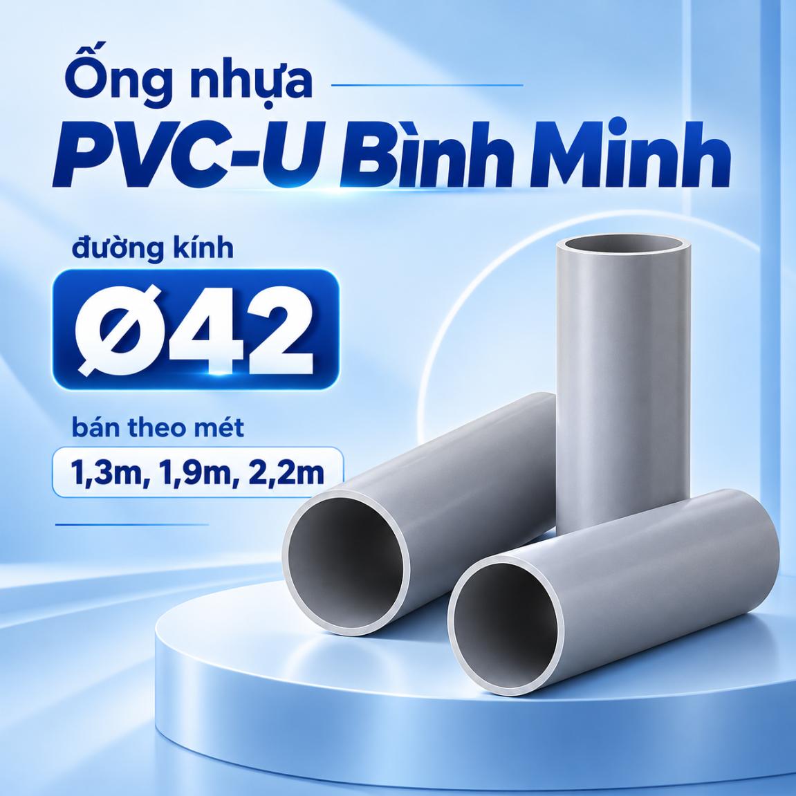Ống nhựa PVC-U Bình Minh Ø42