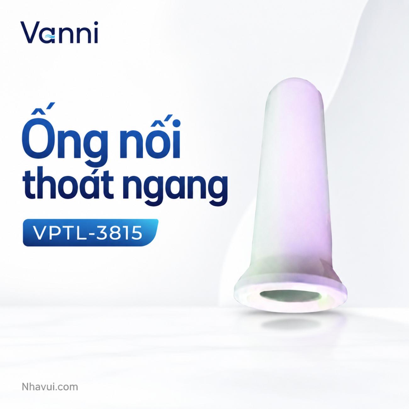 Ống nối thoát ngang bồn cầu Vanni VPTL-3815