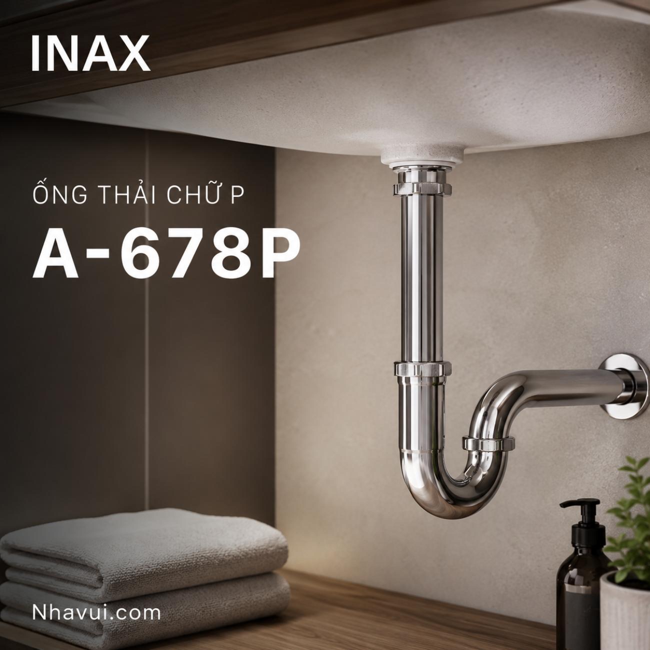 Ống thải chữ P INAX A-678P