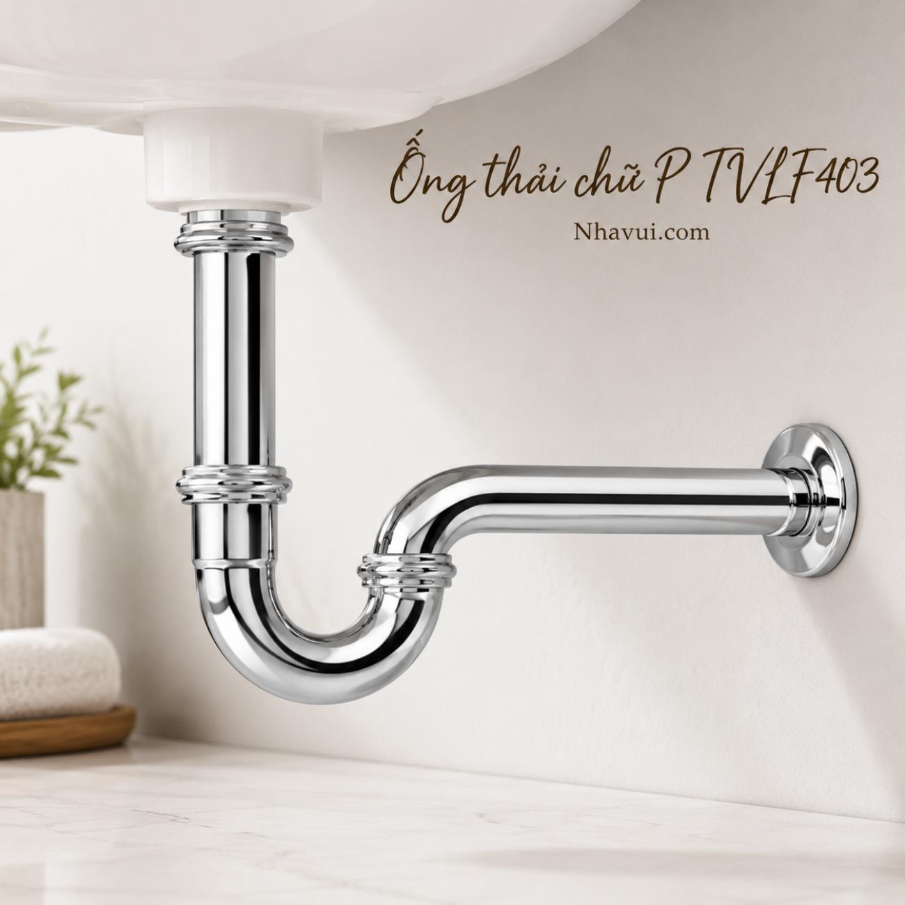 Ống thải chữ P TOTO TVLF403 dài 308 mm