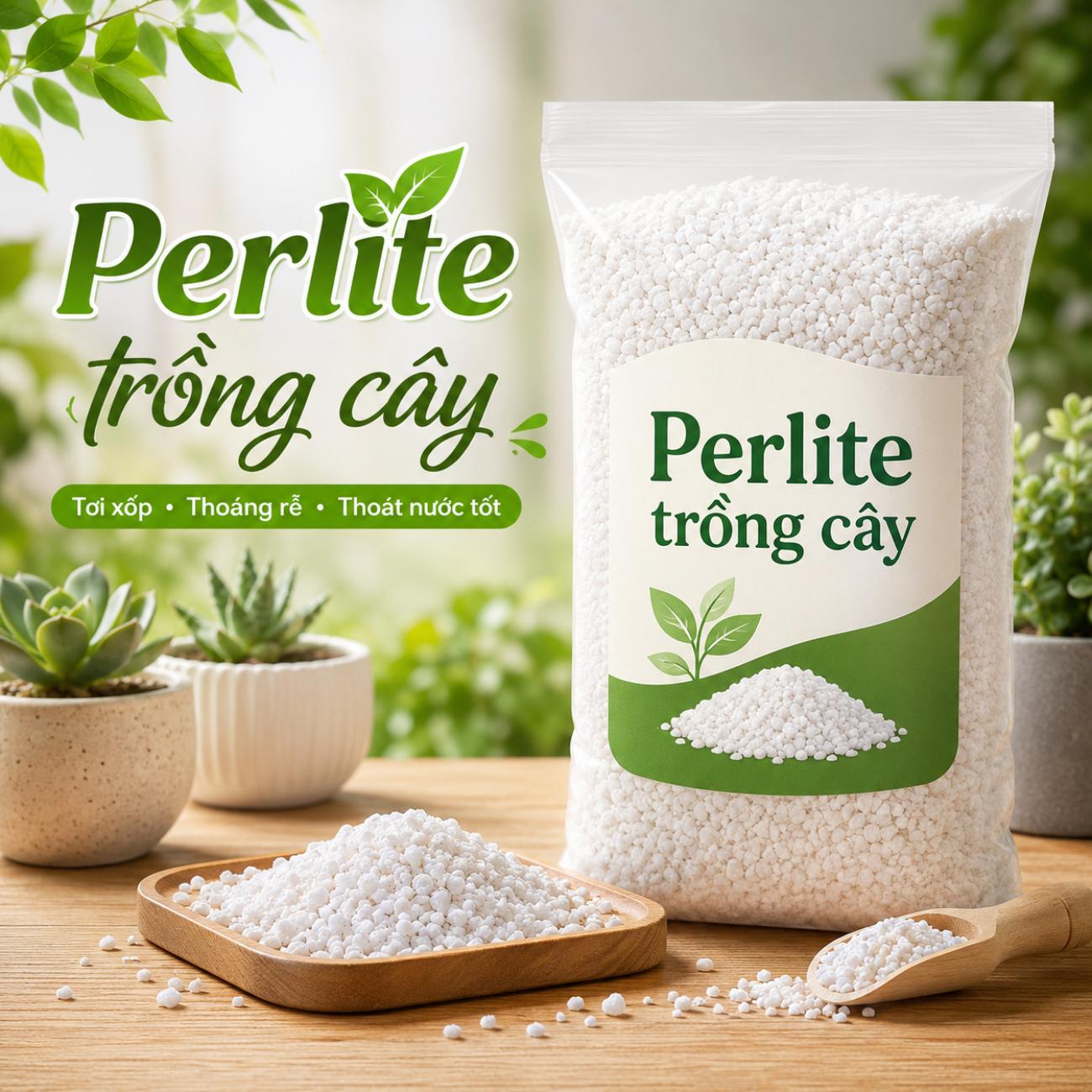Perlite trồng cây